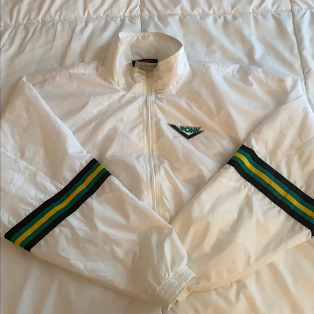 Pony cropped windbreaker jacket